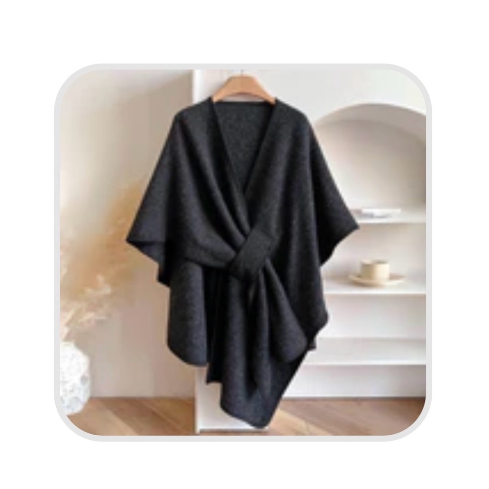 Elegant Black Women's Cape